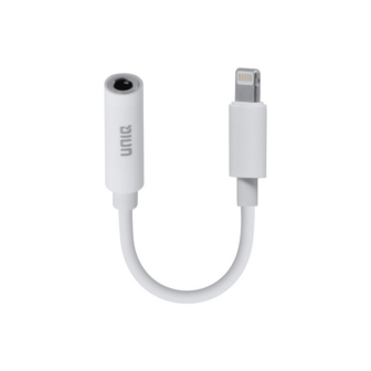 UNIQ Accessory Apple Lightning naar 3.5mm Jack Kabel - Wit