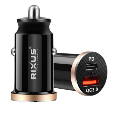 Rixus USB Fast Car Charger 20W